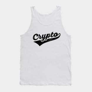 Crypto Vintage Athletic Swoosh Retro Design Tank Top